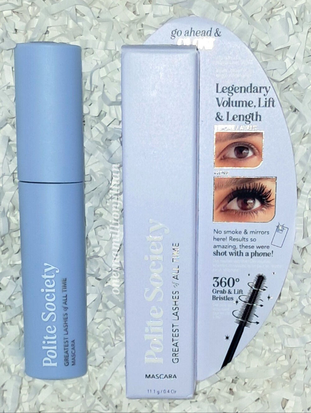 Polite Society Greatest Lashes Of All Time Volumizing & Lengthening Mascara